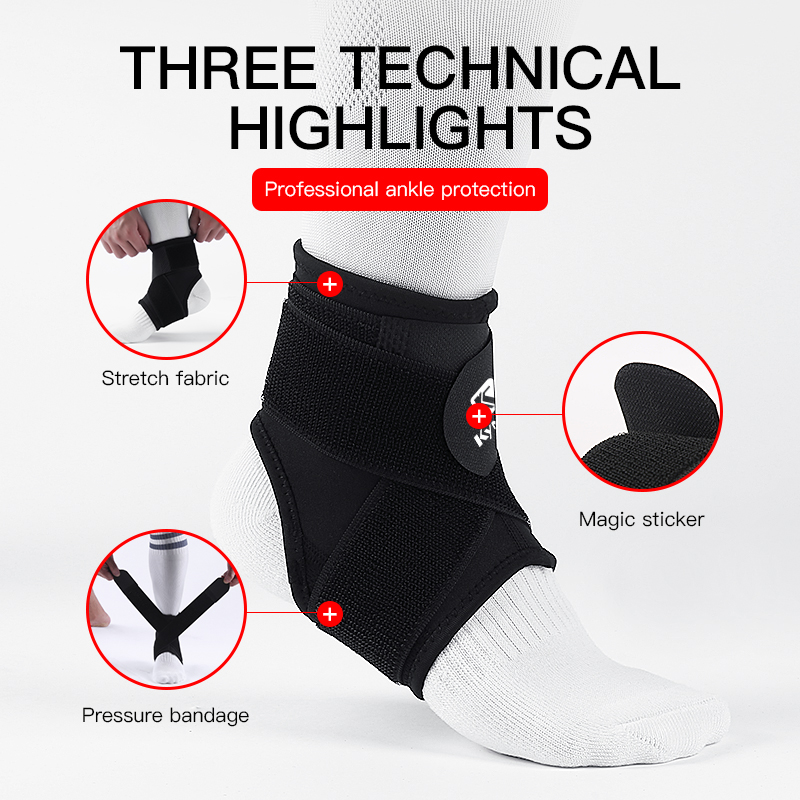 1 قطعة دعم دعامات الكاحل الضاغ - مراجعة Ankle Support Badminton وسعره