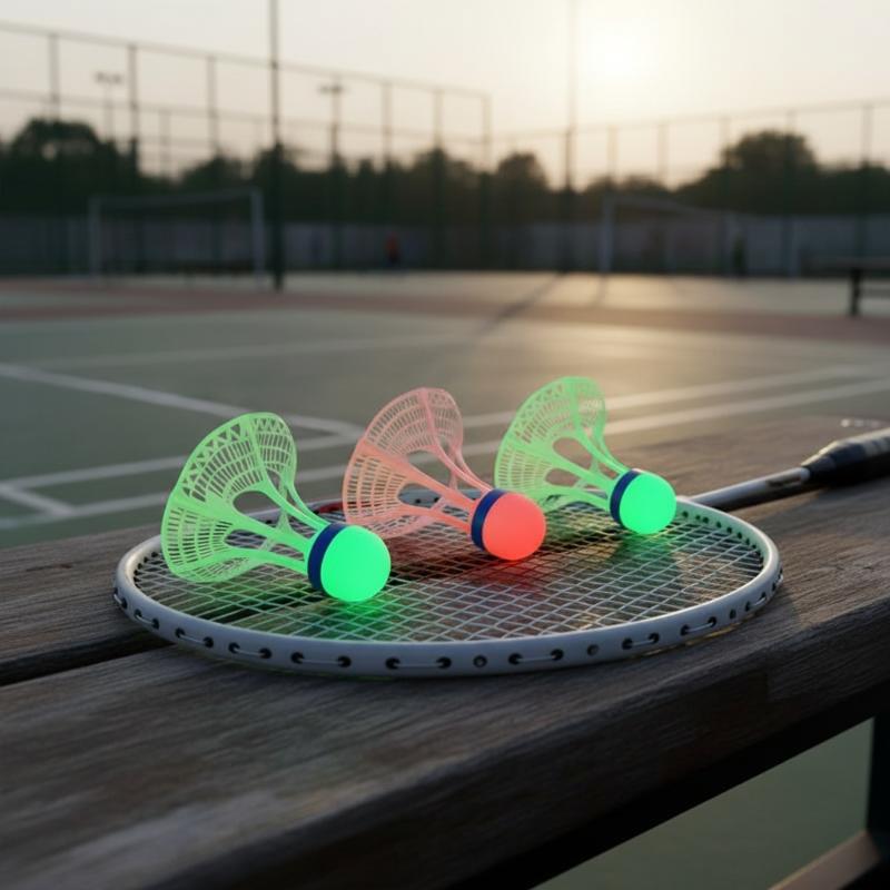 [J] 3/10 قطع من كرات الريشة ال - مراجعة Badminton Shuttlecock وسعره