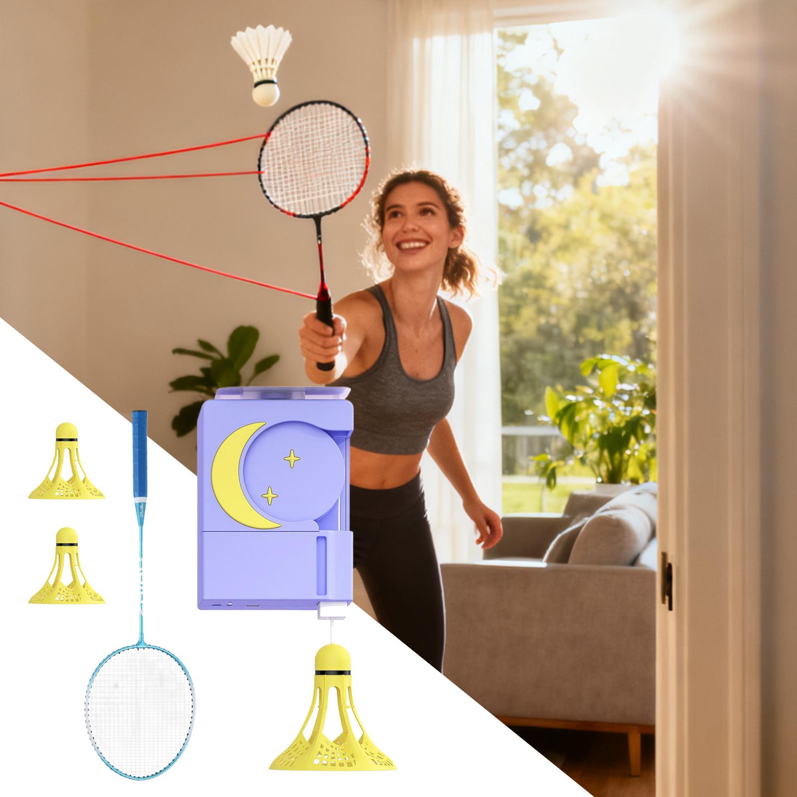 مدرب كرة الريشة عن بعد لاصق مع - مراجعة Badminton Rebound Trainer وسعره
