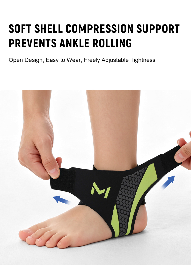 قطعة واحدة من دعامة الكاحل للأ - مراجعة Ankle Support Badminton وسعره