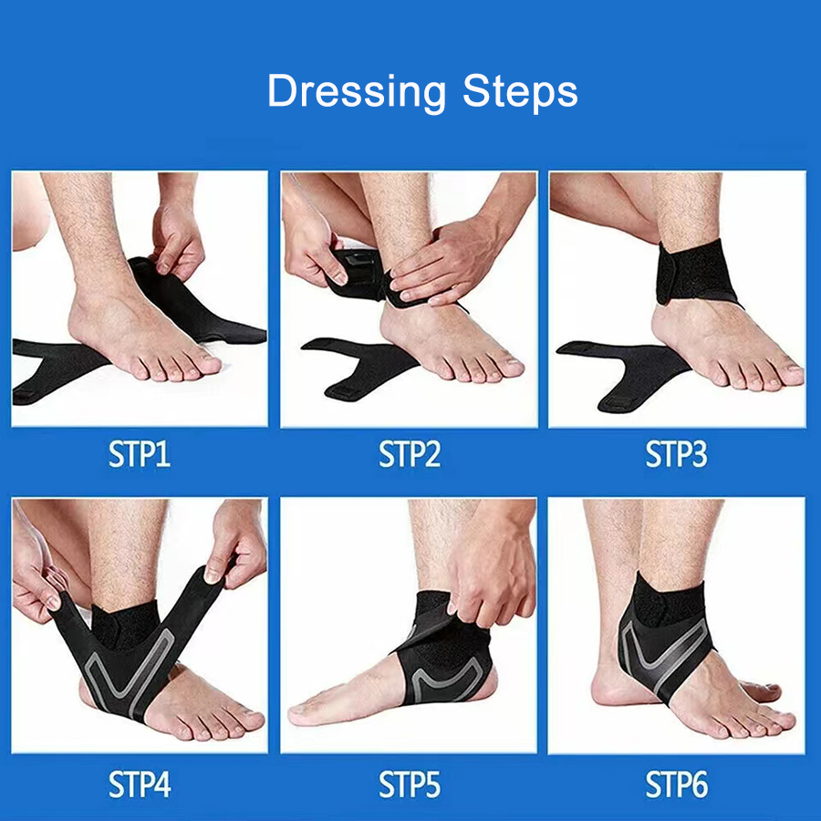 1 قطعة دعامة الكاحل دعم كم ضغط - مراجعة Ankle Support Badminton وسعره